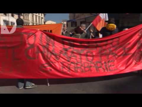 SERVIZIO - MANIFESTAZIONE PER SCIOPERO GENERALE A FIRENZE