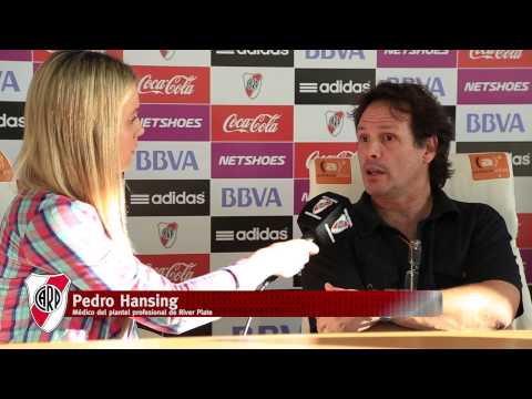 Pedro Hansing y el parte médico de los jugadores de River