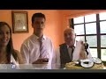 Brinde dos noivos e Cortar a Tarta de Santiago de tres andares