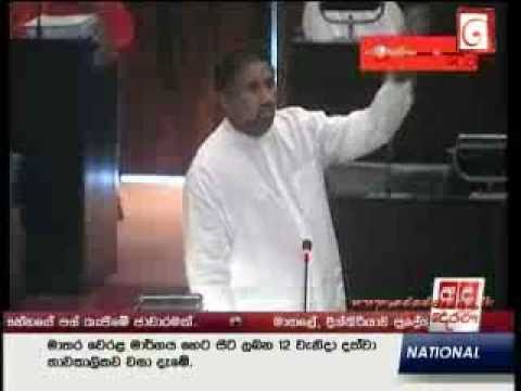 Dayasiri and Rohitha debate the Hambanthota water issue...