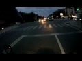 Авария на мотоцикле Suzuki от первого лица