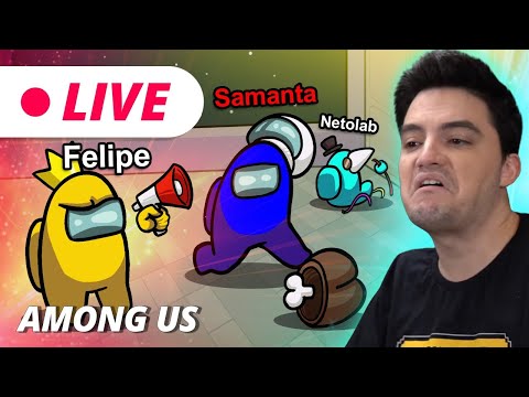 LIVE DE AMONG US RAIZ COM NETOLAB