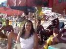 Na praia
