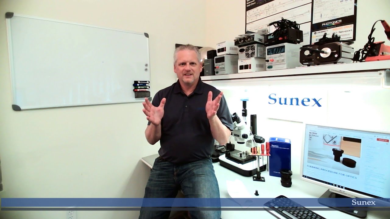 Sunex Inc. - How to clean a lens