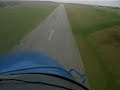 C172 landing EDXF Stormy Weather