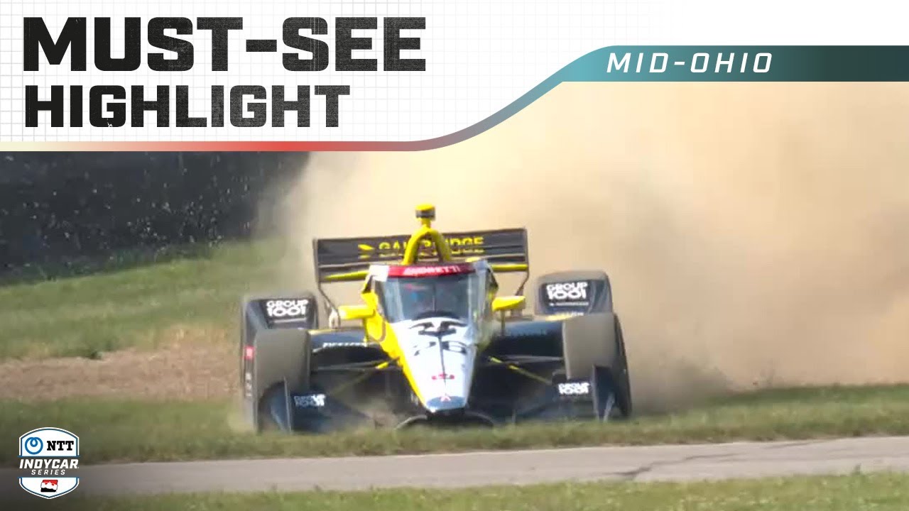 ROUGH Rides for Colton Herta in Practice! | 2025 INDYCAR SERIES at Mid-Ohio