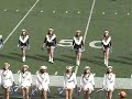 The Plano East Golden Girls perform at half time at the playoff game against Irving.