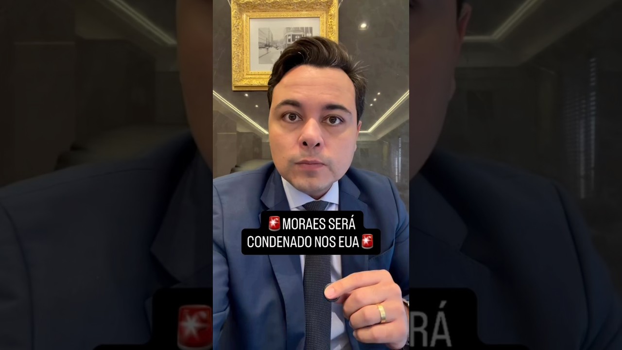 🚨Moraes será condenado nos EUA