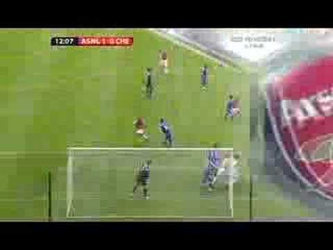 Su primer gol en el Arsenal