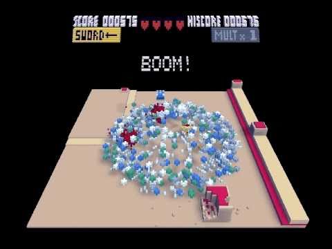 0 Voxatron le jeu vidéo en pixels 3D !
