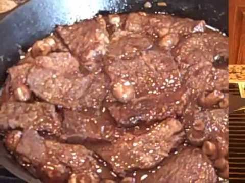 Braised Beef Short Ribs and Mushrooms