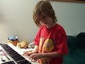Little Boy Playing The Song  