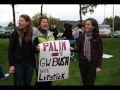 Anti Sarah Palin Rally in Anchorage, AK