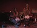 famoudou konate and jim banks performing at rhythm night club, chicago 2003