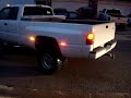 Dodge dually burnout