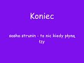 Sasha Strunin - to Nic Kiedy Płyną łzy