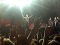 It was his birthday the next day, so after their amazingly awesome set, he got covered in cream pies and silly string, and having 60000+ people singing happy birthday to you must be awesome!!