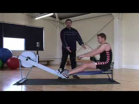 how to use the rowing machine
