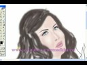 كيف ترسم نانسي عجرم بالماوس؟