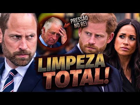 🔥 WILLIAM PRESSIONA POR TÍTULOS DE HARRY E MEGHAN APÓS LIVRO DE DIANA