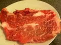 Pan seared steak