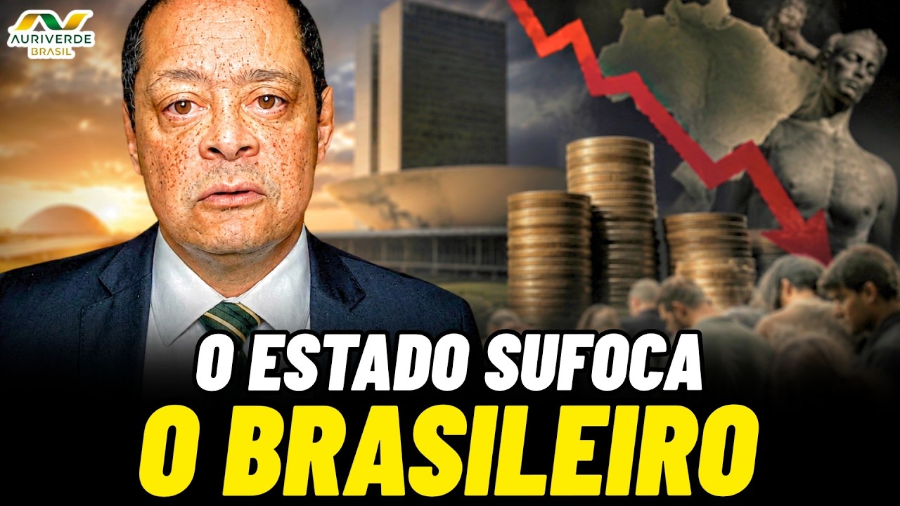 Jorge Serrão expõe o peso dos impostos e defende redução urgente do Estado no Brasil