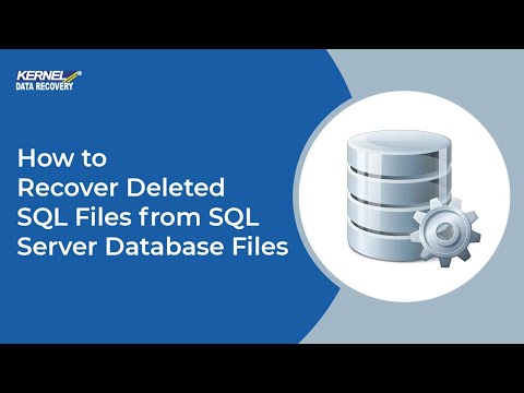 how to recover sql files