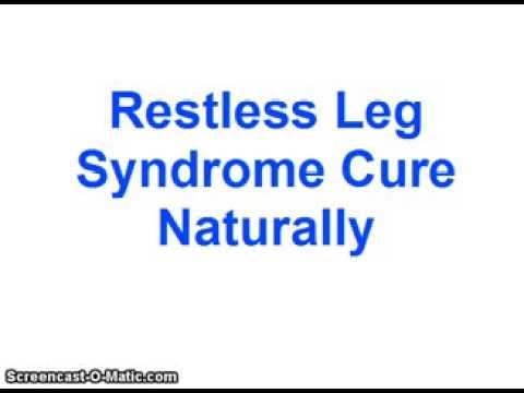 how to cure rls naturally