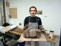 An alternative process of making the HR stove, where two parts (of clay piled around the pipe) were built separately and then joined to form the stove.