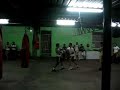 boxe nocaute 1�luta - 1� round