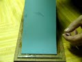 putting 5 micron paper on glass