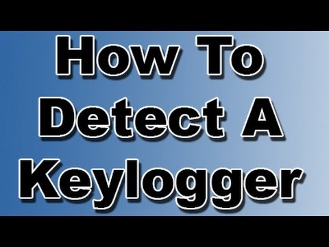 how to discover a keylogger