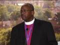 Bishop Michael Curry addresses media at Lambeth Conference