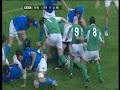 Hickie scores his first against Italy