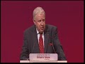 Paul Murphy speaks to Labour Party Conference