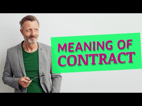 Word Today: Contract