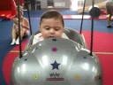 Elle having fun at the gym