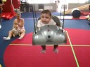Elle having fun at the gym