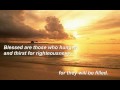 The Beatitudes The Beatitudes