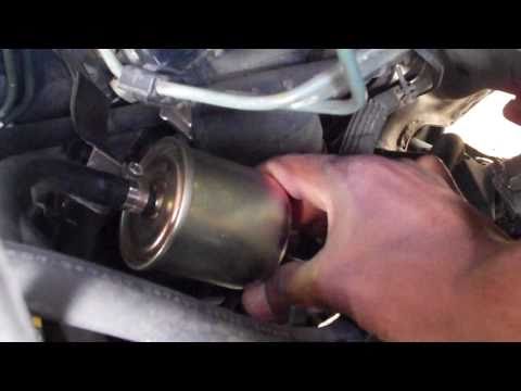 How to change a fuel filter on a Nissan Maxima