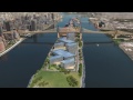 In 2012, in the year of the Technion's cornestone centenary, a third millennium cornerstone is to be laid. Chosen by the city of New York and united with Cornell University, Technion will be working to establish the foundations of the global village of tomorrow -- the NYC Tech Campus, a higher education center of graduate studies, to be built on Roosevelt Island, that will transform the city of New York of the coming 100 years. Aerial view here. Architecture firm - Skidmore, Owings & Merrill, LLP; landscape architecture by Field Operations.