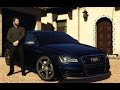 2013 Audi S8 4.0TFSI Quattro V1.8 para GTA 5 vídeo 4
