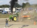 tractor pulling at addison county field days, august 11th 2007 in new haven, vermont