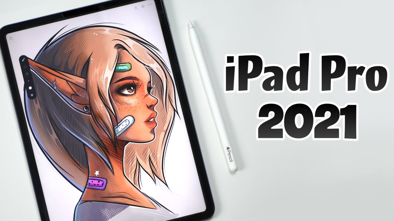 iPad Pro 2021 как планшет для рисования