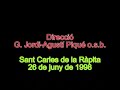 canig�, d'odil� m. plan�s, en el concert de l'escolania de montserrat a sant carles de la r�pita el 26 de juny de 1998, dirigida per jordi-agust� piqu�.