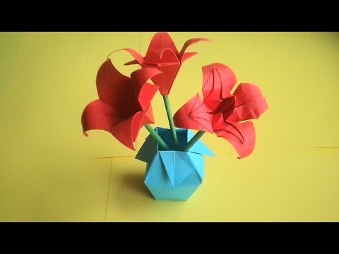 Цветы из бумаги ютуб
