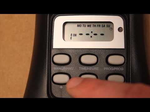 how to set westinghouse digital timer