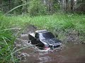 Tamiya High Lift and CC-01 in deep water/mud, forest drive!