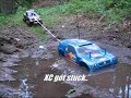 Tamiya High Lift and CC-01 in deep water/mud, forest drive!
