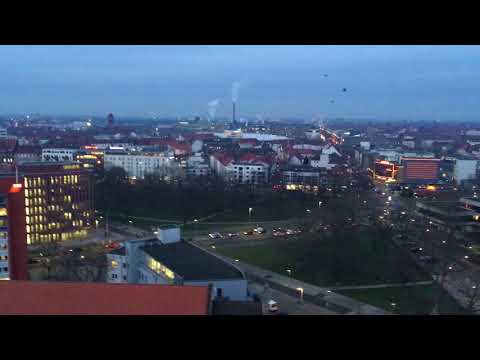 Besichtigung der Kuppel im Anzeiger-Hochhaus in Han ...